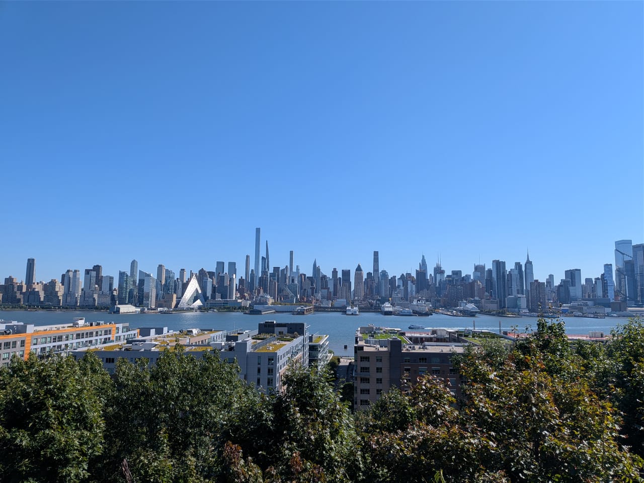 New York skyline in the daytime